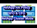 What Is SFO and CFO In NetApp HA Policy