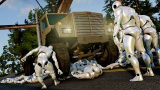 'Attack' Of The Cyborgs 🤖 Halloween Special 2023 | Beamng.drive