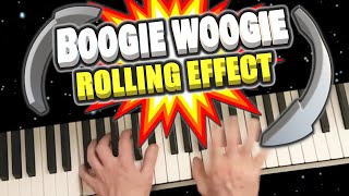 WOW! You Can Master the Explosive Art ! Boogie Woogie Rolling Effect : Keyboard Tutorial Lesson