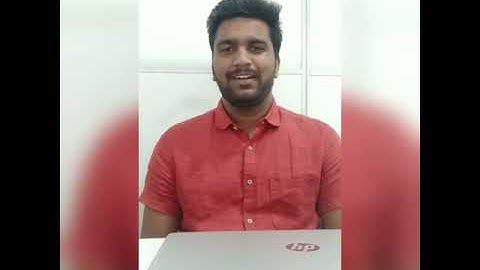 Mr. Surujan From GITAM - Hyderabad Sharing His Experience about 1 Month Internship at Infochord