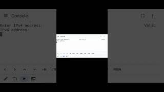 Concept: Validating an IP address