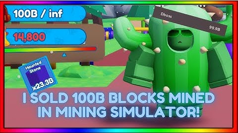 I sold 100 BILLION BLOCKS in Mining Sim 2