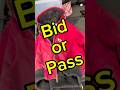 Bid or Pass? An Online Auction Carhartt