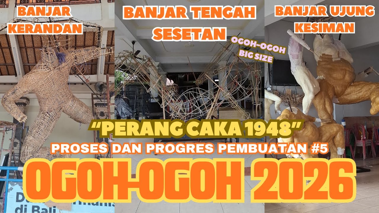OGOH OGOH BIG SIZE 2026 🔥🔥PERANG CAKA 1948 #5 DIMULAI ‼️ #ogohogoh #ogohogohdenpasar #ogohogoh2026