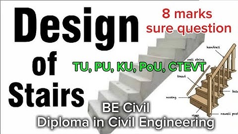 Design of staircase(Open-well)|Building Technology|BE Civil|Diploma in Civil Engineering|TU PU CTEVT