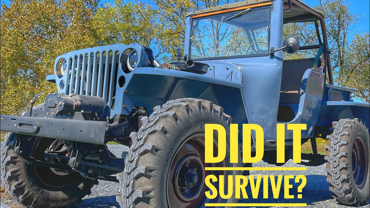 Хот-род Willys Jeep почти готов