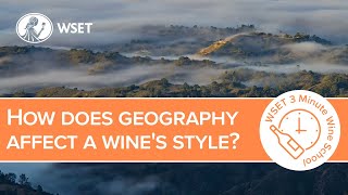 How does geography affect a wine&#39;s style?