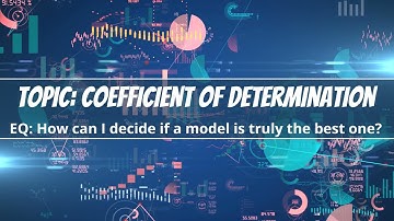 9.2 | Coefficient of Determination