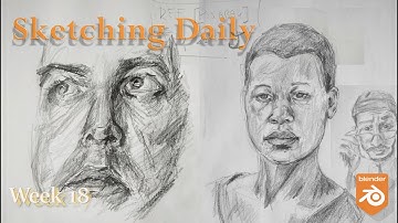 Sketching everyday Week 18 ✏️ #sketchingdaily #art #blender3d #greasepencil #2d #pencilsketch