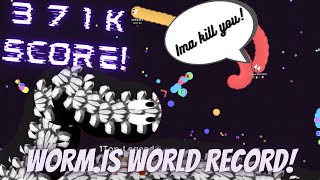 Worm.is World Record! | 371K Score! screenshot 1