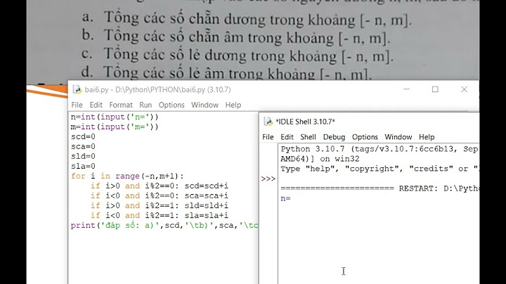 In ra trung bình cộng các số chẳng trong python năm 2024