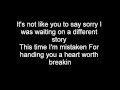 Nickelback- How you remind me- lyrics (HQ) (HD)