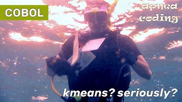 asmr coding kmeans clustering in COBOL #asmr #coding #programming #notalking