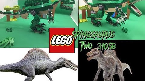 How to build lego alternative build two 31058 spinosaurus jw3