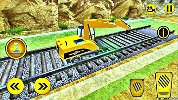 Train Station Construction (part #2) Construction Sim 2020 - Railway Construction - Android Gameplay