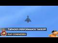 NOT MANY FIGHTER JETS CAN DO THIS FROM 8 SECONDS! TYPHOON PERFORMANCE TAKEOFF VERTICALLY CLIMBING