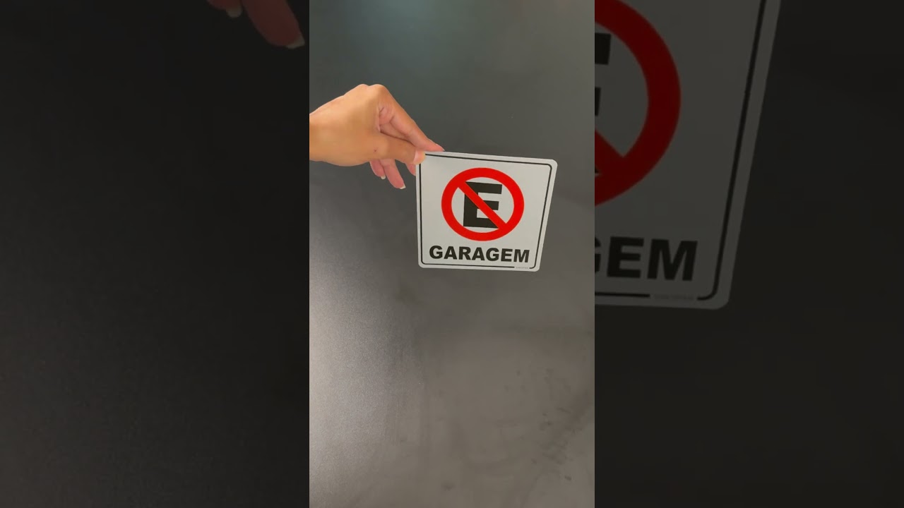 Placa de Sinalização 15x15 cm Cod: Sin 48 – Grespan Etiquetas  