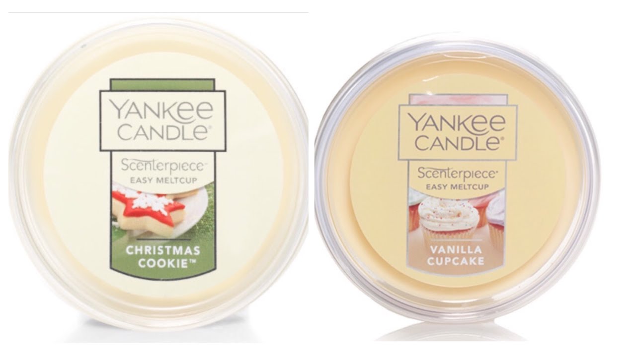 Vanilla Cupcake Versus Christmas Cookie Yankee Candle Scenterpiece