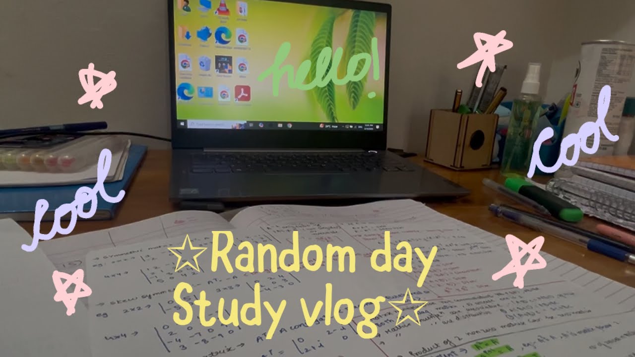 Study Youtube Study vlog 🫥/#focus #studyroutine #randomday - YouTube