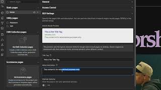Setting up Webflow meta tags (Title & Meta descripion)