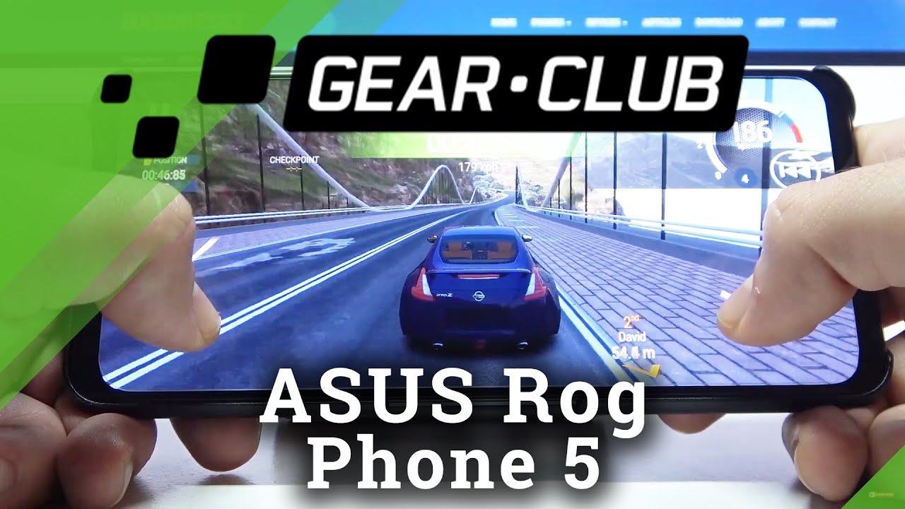 GEAR.CLUB Gameplay on Asus Rog Phone 5 - 144Hz + Snapdragon 888 FPS Checkup