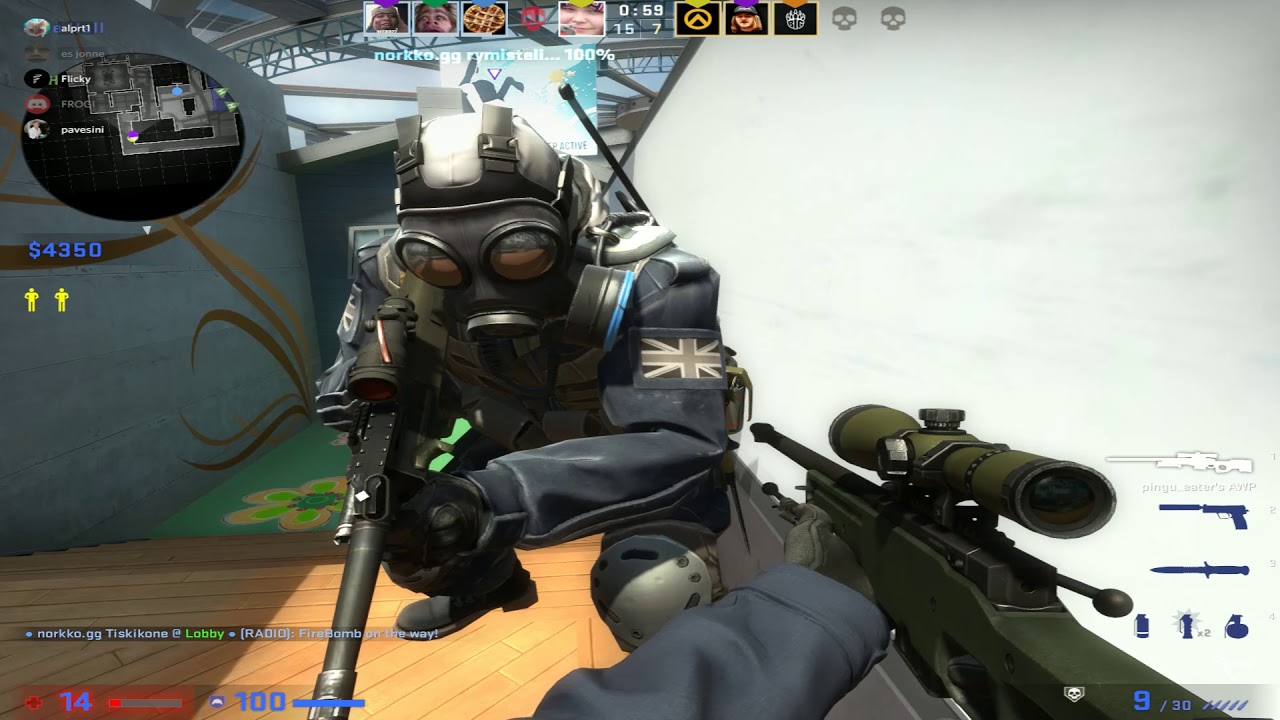 CSGO workout 3 man boost - YouTube