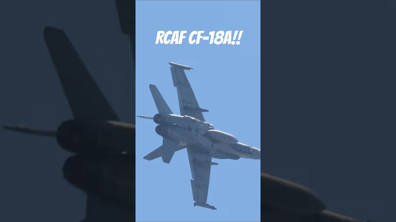 Buzzed by a Canadian Hornet!! 