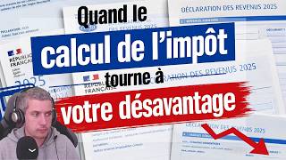 IL Y'A 2 CALCULS DE L'IMPÔT... ET ON GARDE TOUJOURS LE PIRE! Plafond du quotient familial.