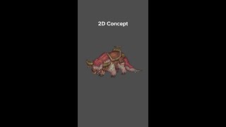 Stylized Bison – 2D Concept to 3D Model