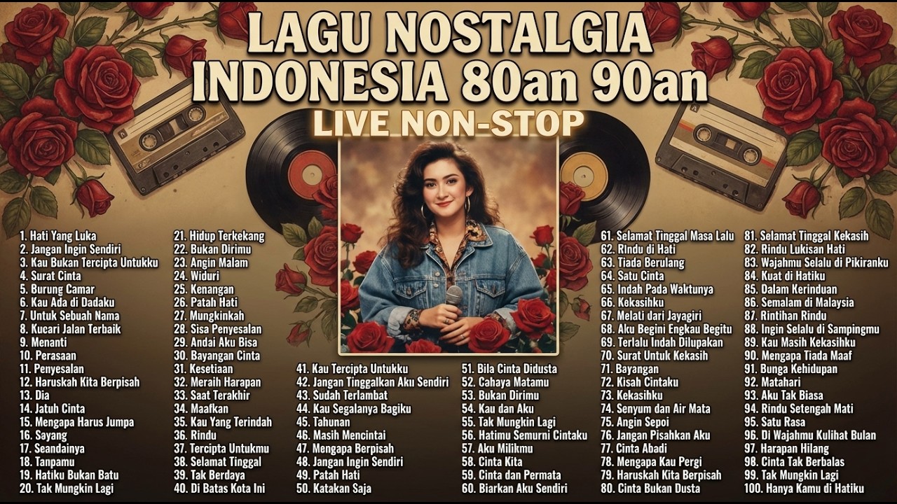 PUTAR TANPA HENTI!!! POP NOSTALGIA 80 - 90an NONSTOP!!! MENEMANI HARI-HARI MU