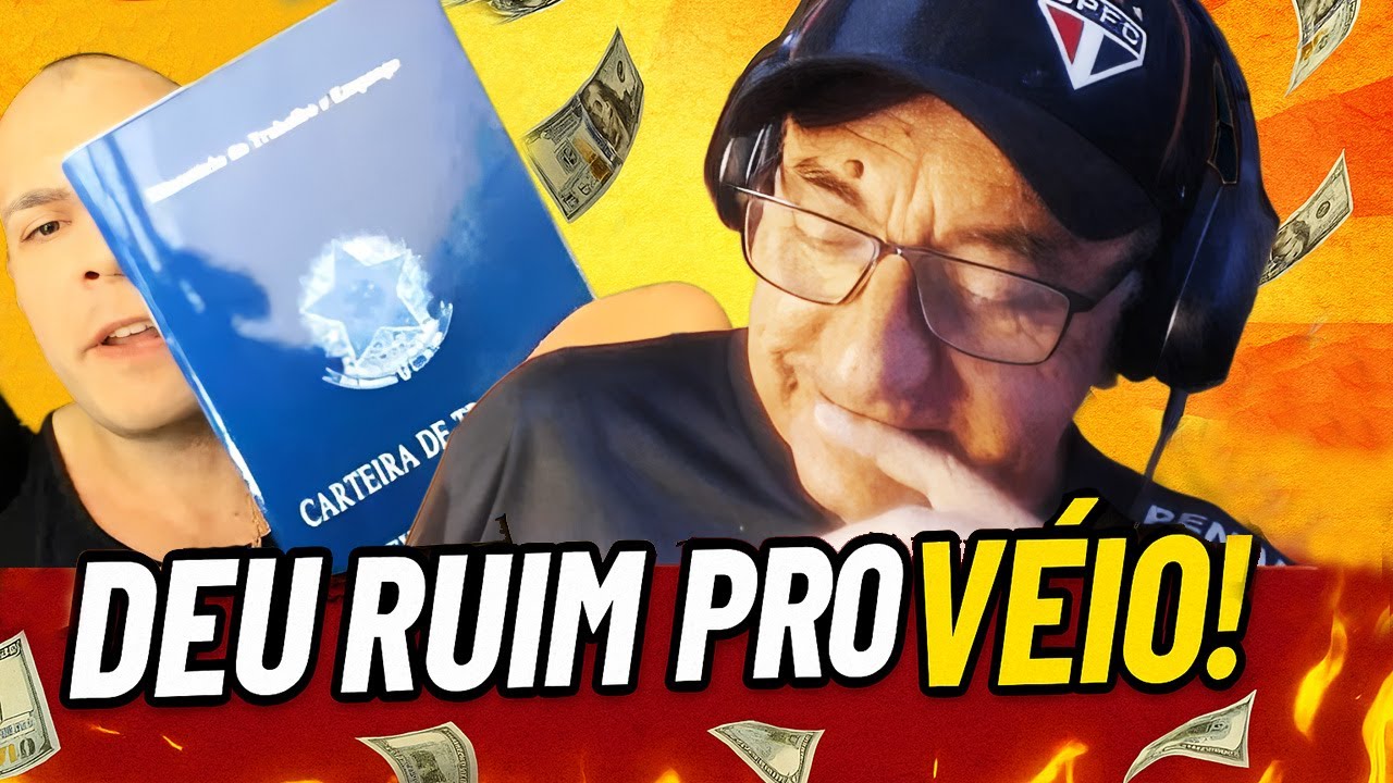 😂 COMPARARAM AS CARTEIRAS DE TRABALHO… E DEU RUIM PRO VÉIO!