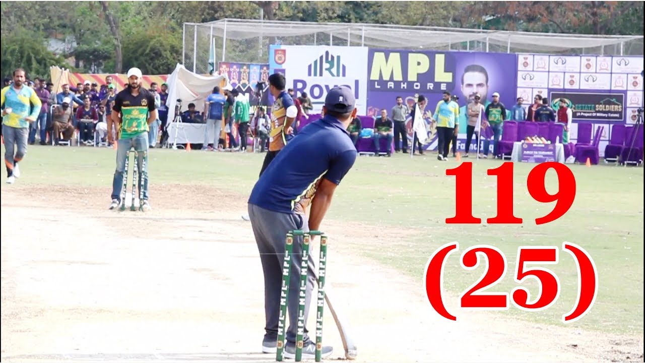 BIG Match 119 Runs Chase in 25 balls Best Match in Cricket History ever ...