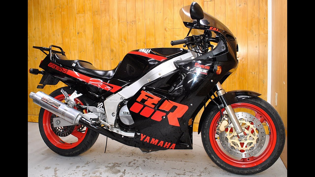 ヨシムラ当時物FZR1000フルエキ マフラー Yamaha FZR1000(1987) Yoshimura muffler sound and details.ヤマハ