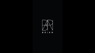 Brian Name in Geometric logo Design