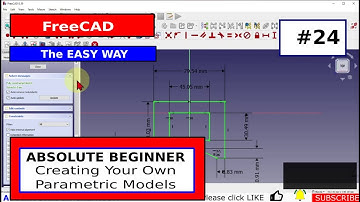 FreeCAD for Beginners #24 Parametric Model Retention Clip