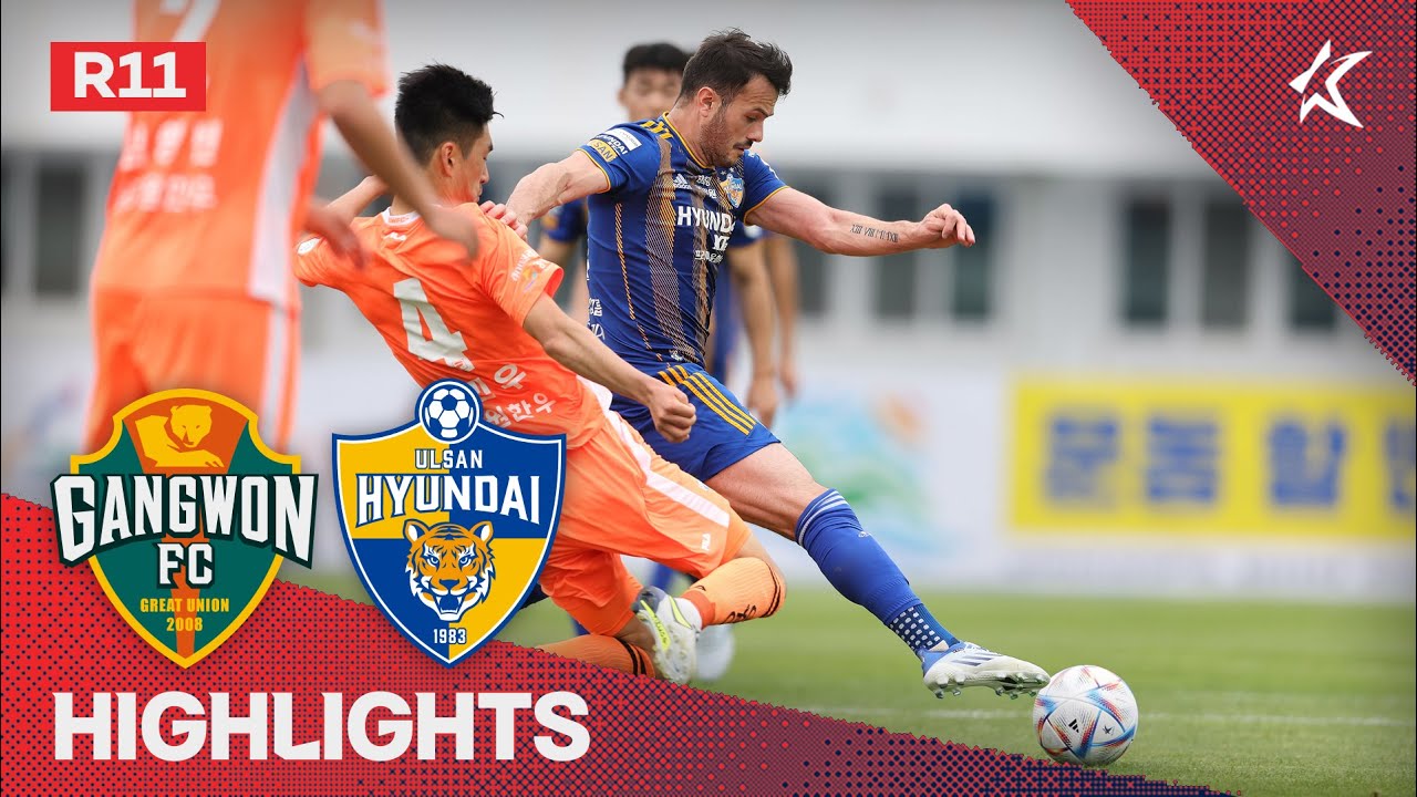 [하나원큐 K리그1] R11 강원 vs 울산 하이라이트 | Gangwon vs Ulsan Highlights (22.05.08)