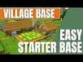 Minecraft Base In a Village: How to Make a Minecraft Starter Base Using a Village (Avomance 2019)