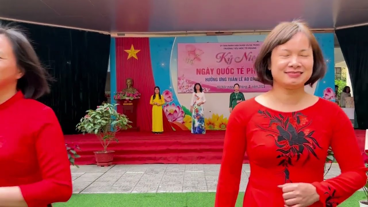 Tuần lễ áo dài   Kỉ niệm ngày quốc tế Phụ nữ Tiểu học Tô Hoàng