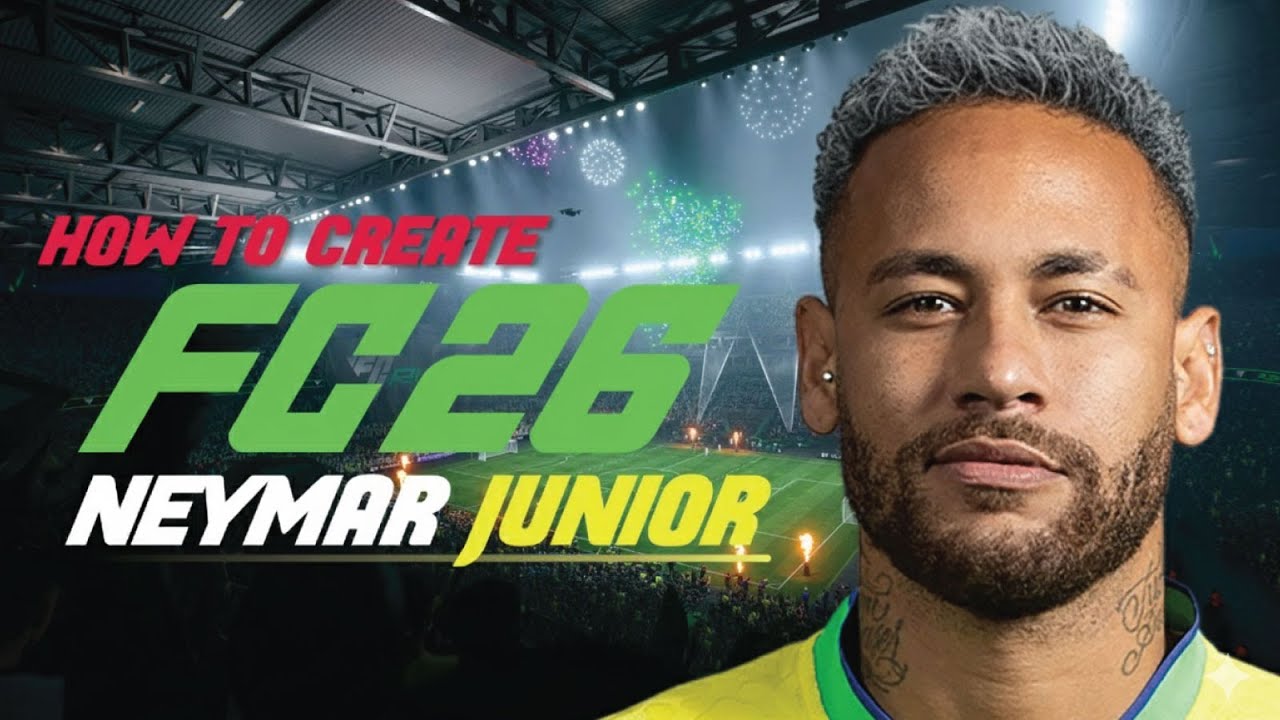 EA FC 26 | Как создать Неймара в режиме карьеры — Учебное пособие по созданию лица игрока