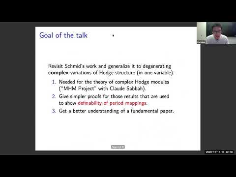 Degenerating Complex Variations