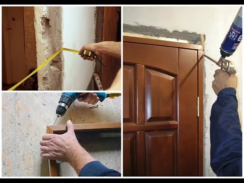 Как поменять двери в квартире своими руками
