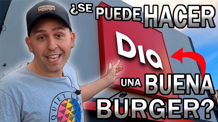 ¡HAGO una HAMBURGUESA con cosas del SUPERMERCADO DIA!