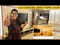 Simple  elegant 3bhk home interiors  smart furniture for small spaces  wardrobe designs