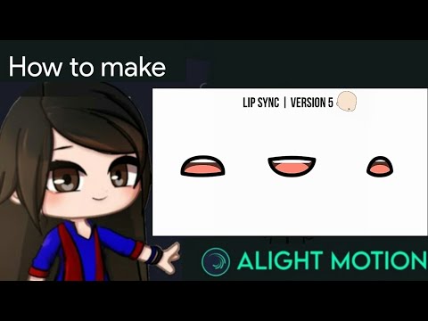 Easy Lip Sync Animation Tutorial in Alight Motion Version 5 || Gacha Stu-Club Tutorial ||