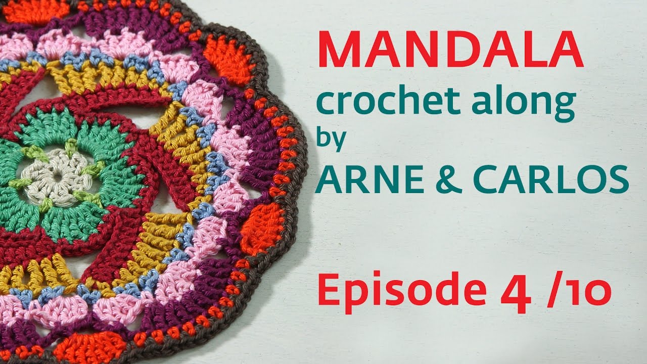 How to Crochet a Mandala. Part 4 by ARNE & CARLOS 