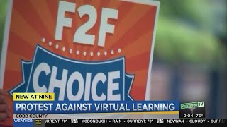 Famous Cobb County parents protest virtual learning Wealth