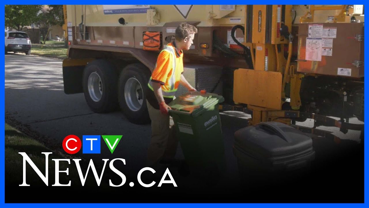 Первый сбор зеленого мусора в Виндзоре