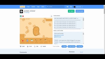 Scratch potato clicker