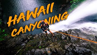 Rappelling Waterfalls in HAWAII | Canyoning on the Big Island