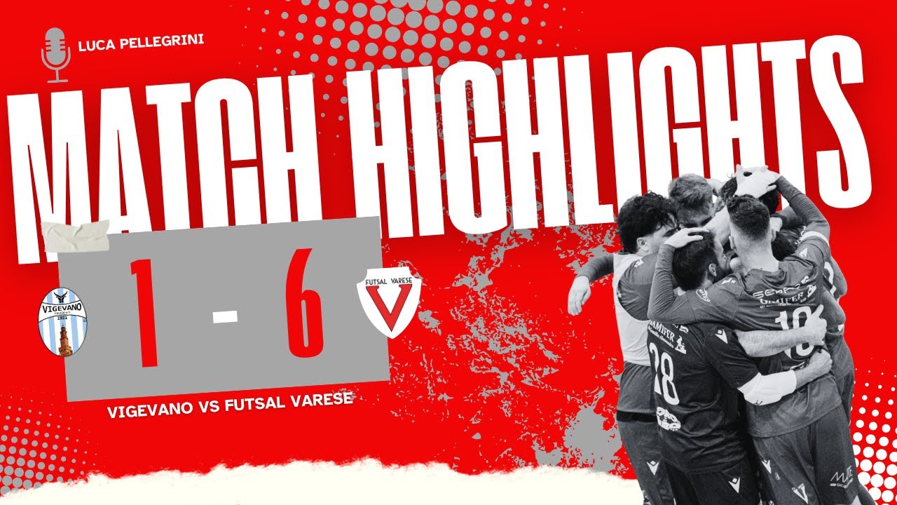 ⚽ Vigevano - Futsal Varese 1-6 | Highlights Calcio a 5 | ⚪🔴